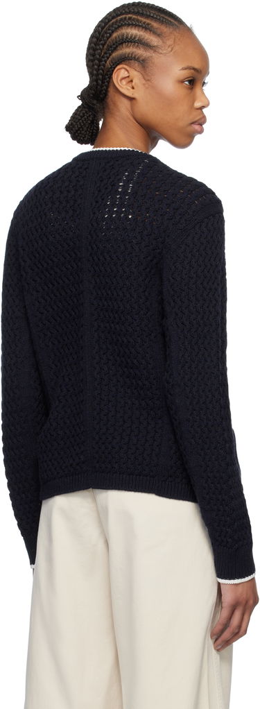 Sveter rag & bone Rag & Bone Daria Knit Cardigan Navy | WAS24P045SD45, 2