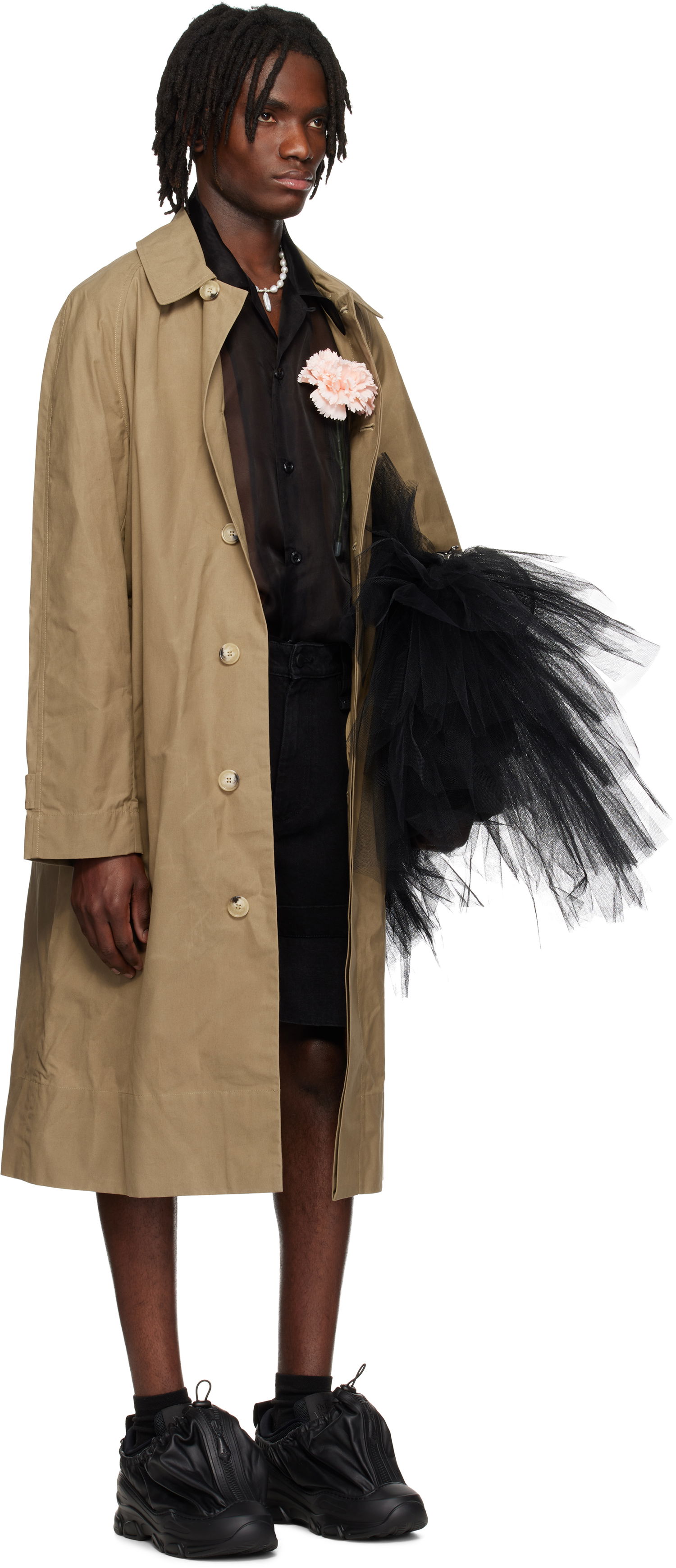 Trenčkot Simone Rocha Simone Rocha Car Trench Coat Béžová | 2068D 1247, 1