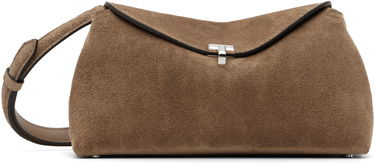 Kabelka TOTEME Totême T-Lock Suede Clutch Hnedá | 241-WAL944-LE0004, 0