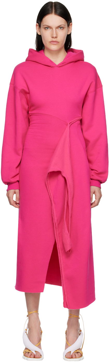 Šaty Ottolinger Ottolinger Hooded Midi Dress Ružová | 1501506, 0