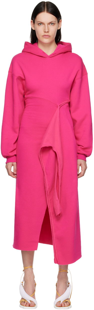 Šaty Ottolinger Ottolinger Hooded Midi Dress Ružová | 1501506, 0