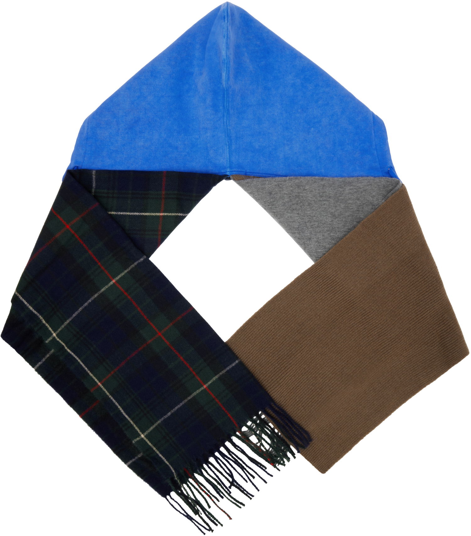 Šál Ottolinger Ottolinger Deconstructed Hoodie Scarf Modrá | 129-902828-02, 1