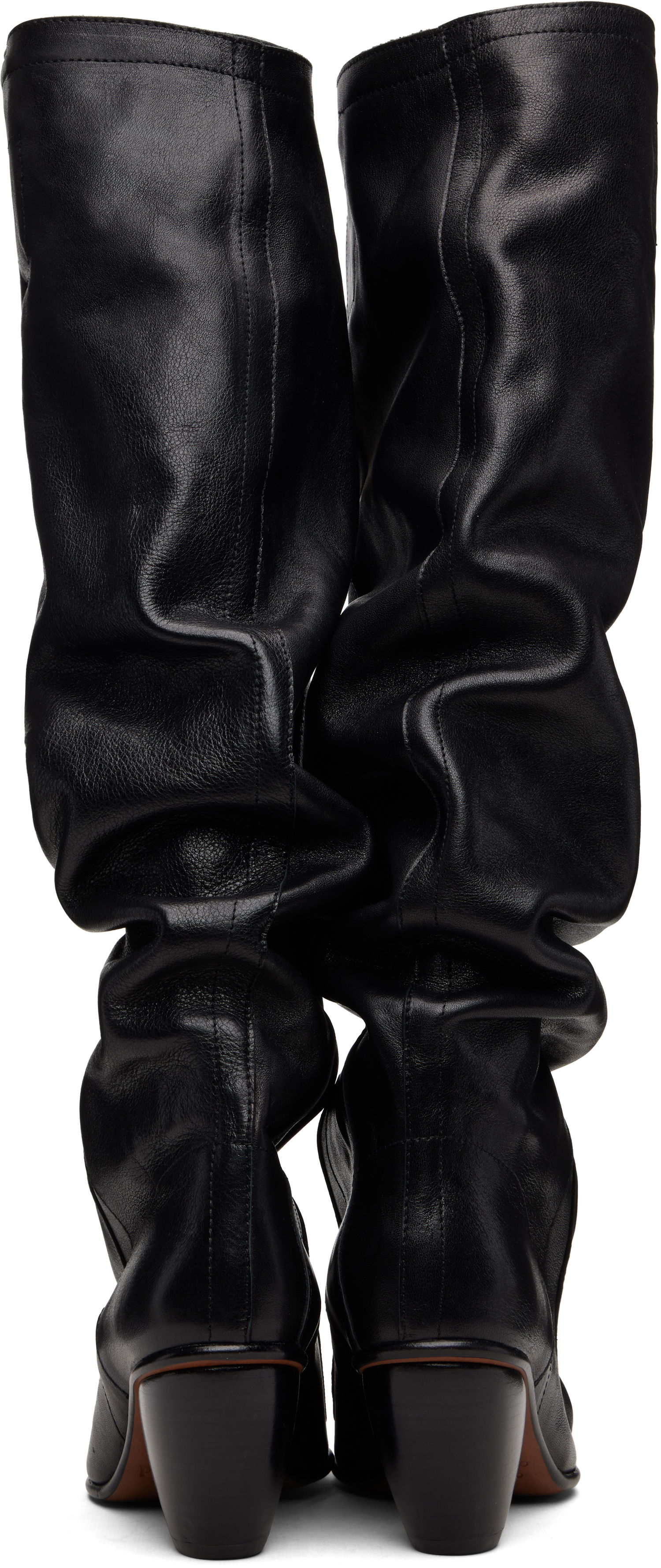 Tenisky a topánky Vivienne Westwood Vivienne Westwood River Leather Slouchy Tall Boots Čierna | 71020041W-L00CJ-, 1