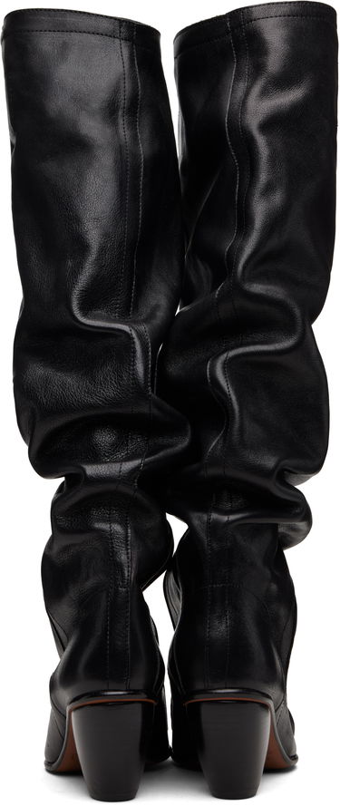 Tenisky a topánky Vivienne Westwood Vivienne Westwood River Leather Slouchy Tall Boots Čierna | 71020041W-L00CJ-, 1