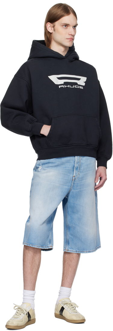 Mikina Rhude Rhude Campione Hoodie Čierna | RHSS25HO07012, 3