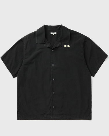 Košeľa JW Anderson Teacup and Teapot Embroidered Camp Collar Short Sleeve Shirt Čierna | SH0371-PG1823-781, 2