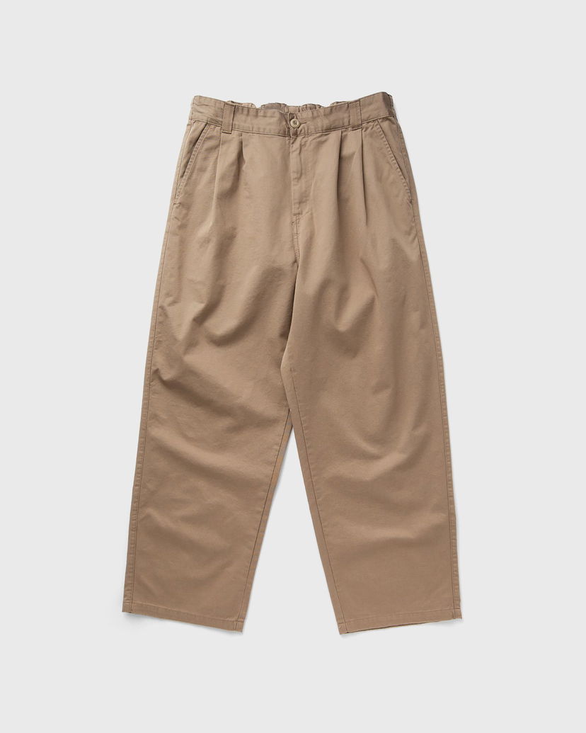Nohavice Carhartt WIP Marv Pleated Cotton Twill Pants Béžová | I033129-8Y.06