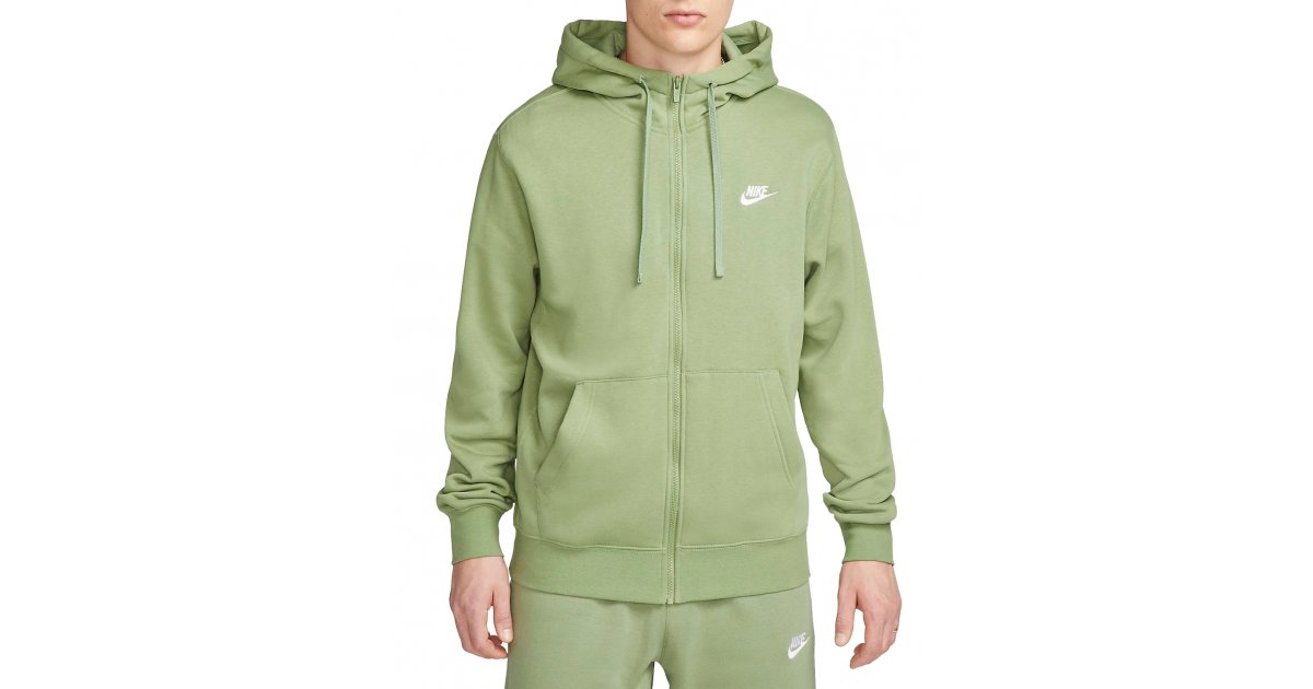 Mikina Nike Sportswear Club Fleece Hoodie Zelené | bv2645-386, 1
