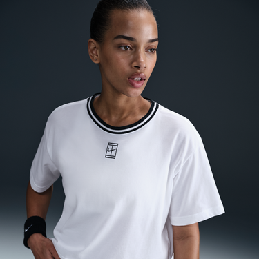 Tričko Nike Nike Heritage Dri-FIT Cropped Short Sleeve T-Shirt Biela | HJ3640-100, 1