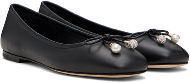 Tenisky a topánky Jimmy Choo Jimmy Choo Elme Pearl Ballerina Flats Čierna | ELME FLAT, 3