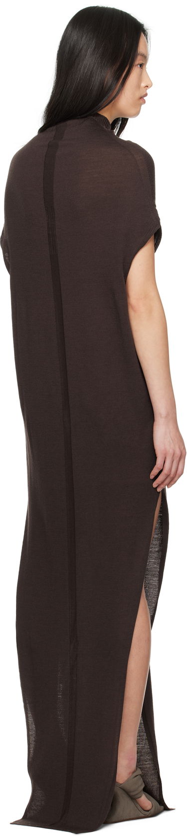 Šaty Rick Owens Rick Owens Hollywood SL Crater Maxi Dress Hnedá | RP01E7602 M, 2