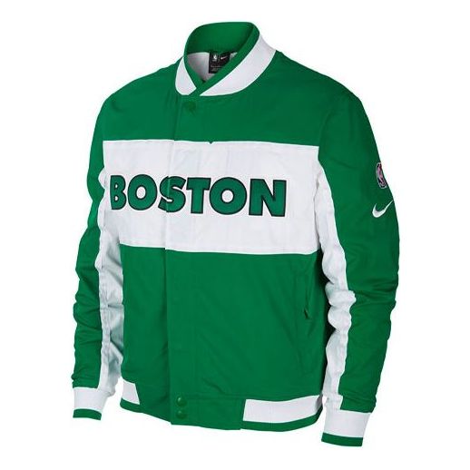 Bomber bunda Nike Celtics Colorblock Jacket Zelené | AQ8128-312