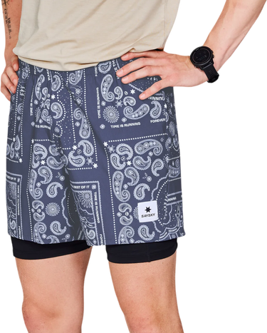 Šortky Saysky Saysky Paisley 2 In 1 5" Pace Shorts Navy | mmrsh03c1020, 0