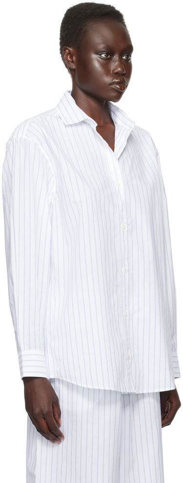 Košeľa Baserange Baserange Ole Striped Shirt Biela | SHOL-PO-WI24, 1