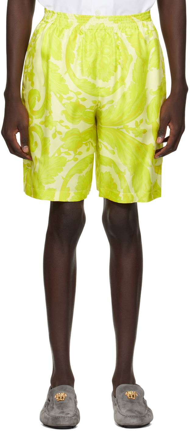Šortky Versace Barocco Shorts Žltá | 1002476_1A09582, 0