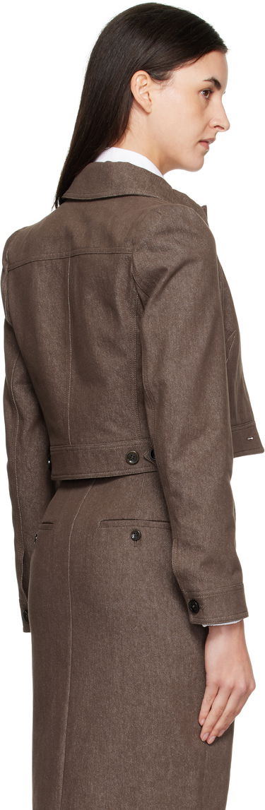 Bunda Max Mara Max Mara Carpa Cropped Jacket Hnedá | 2511041013600, 2