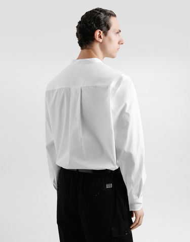 Košeľa Dolce & Gabbana Dolce & Gabbana Mandarin Collar Cotton Shirt Biela | G5HR1TFU5T9W0800, 3