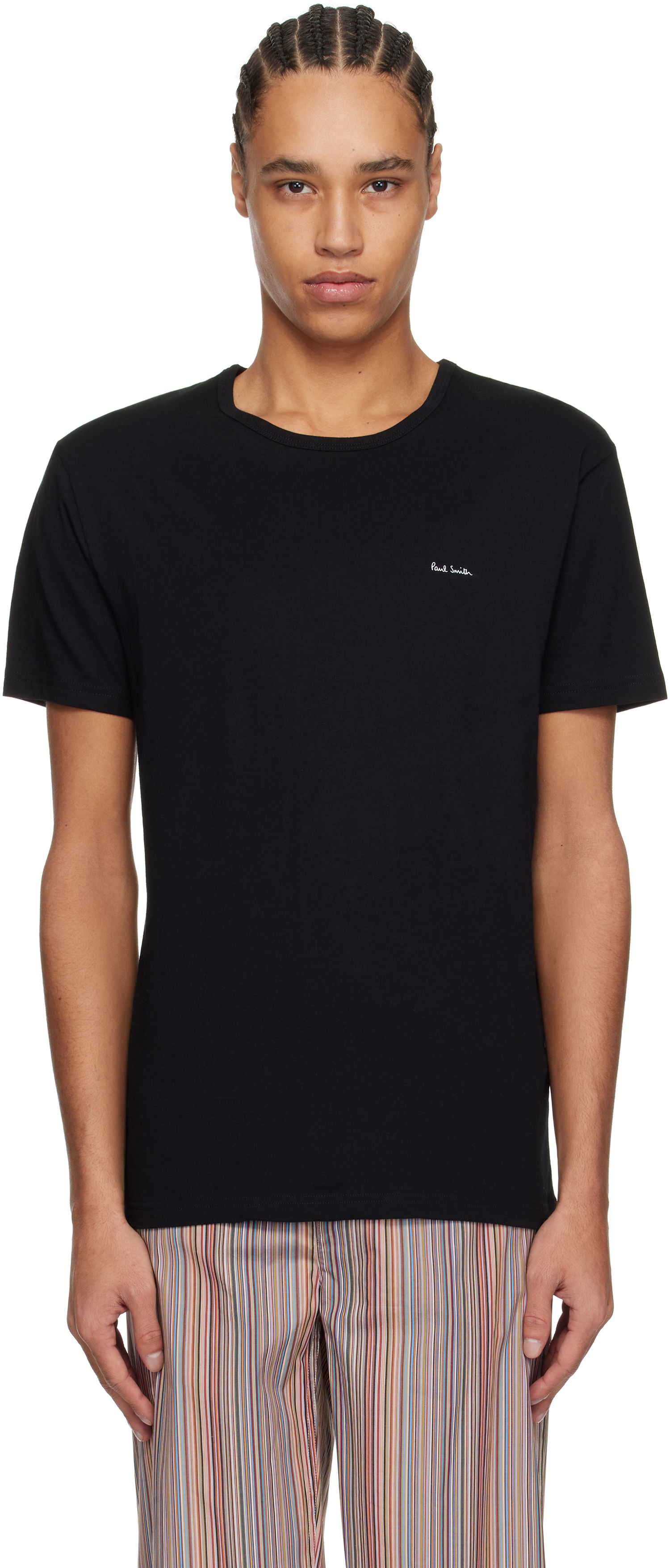 Tričko Paul Smith Paul Smith Organic Cotton Logo Lounge T-Shirt Čierna | M1A-389-M3PK-2A, 0