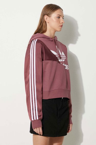Mikina adidas Originals Hoodie Fialová | HC7035, 4