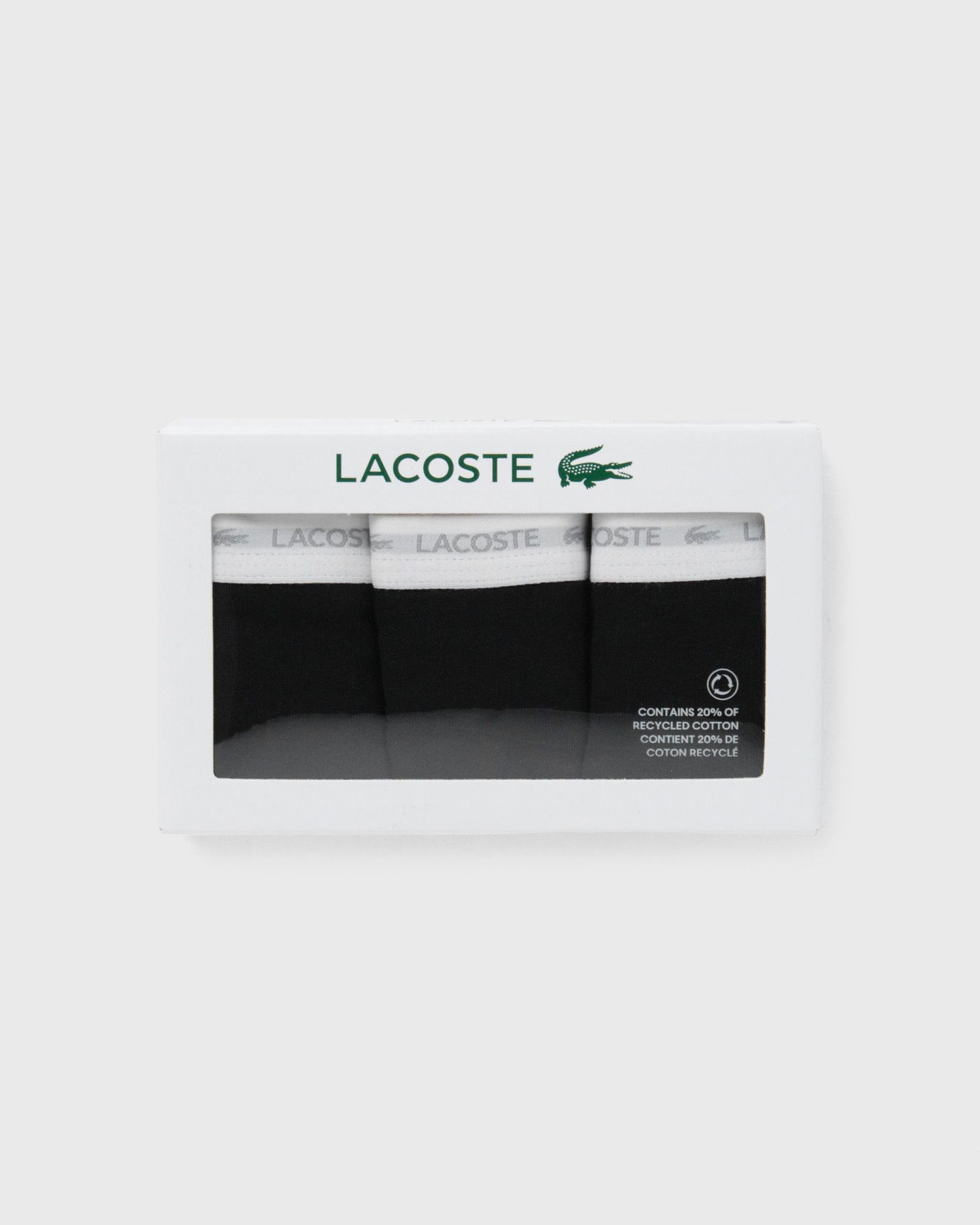 Nohavičky Lacoste UNDERWEAR THONG Čierna | 8F1341-031, 1