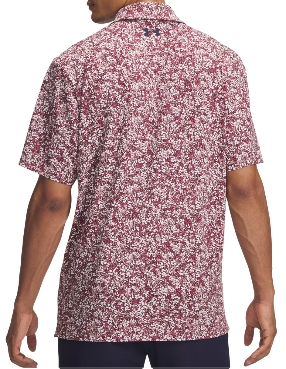 Polo tričko Under Armour Under Armour Playoff 3.0 Printed Polo Shirt Vínová | 1378677-674, 1