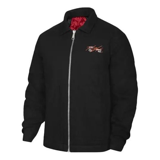 Bomber bunda Jordan Jordan Alphabet Print Zipper Jacket Čierna | DJ0239-010, 0