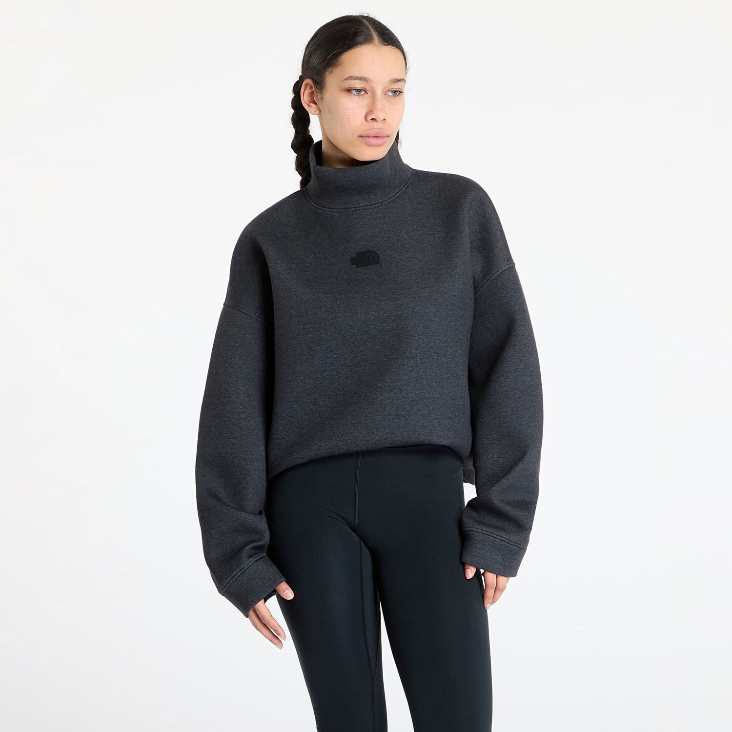 Sveter The North Face The North Face Relaxed Mock Neck Sweater Šedá | NF0A89C1KS71, 0