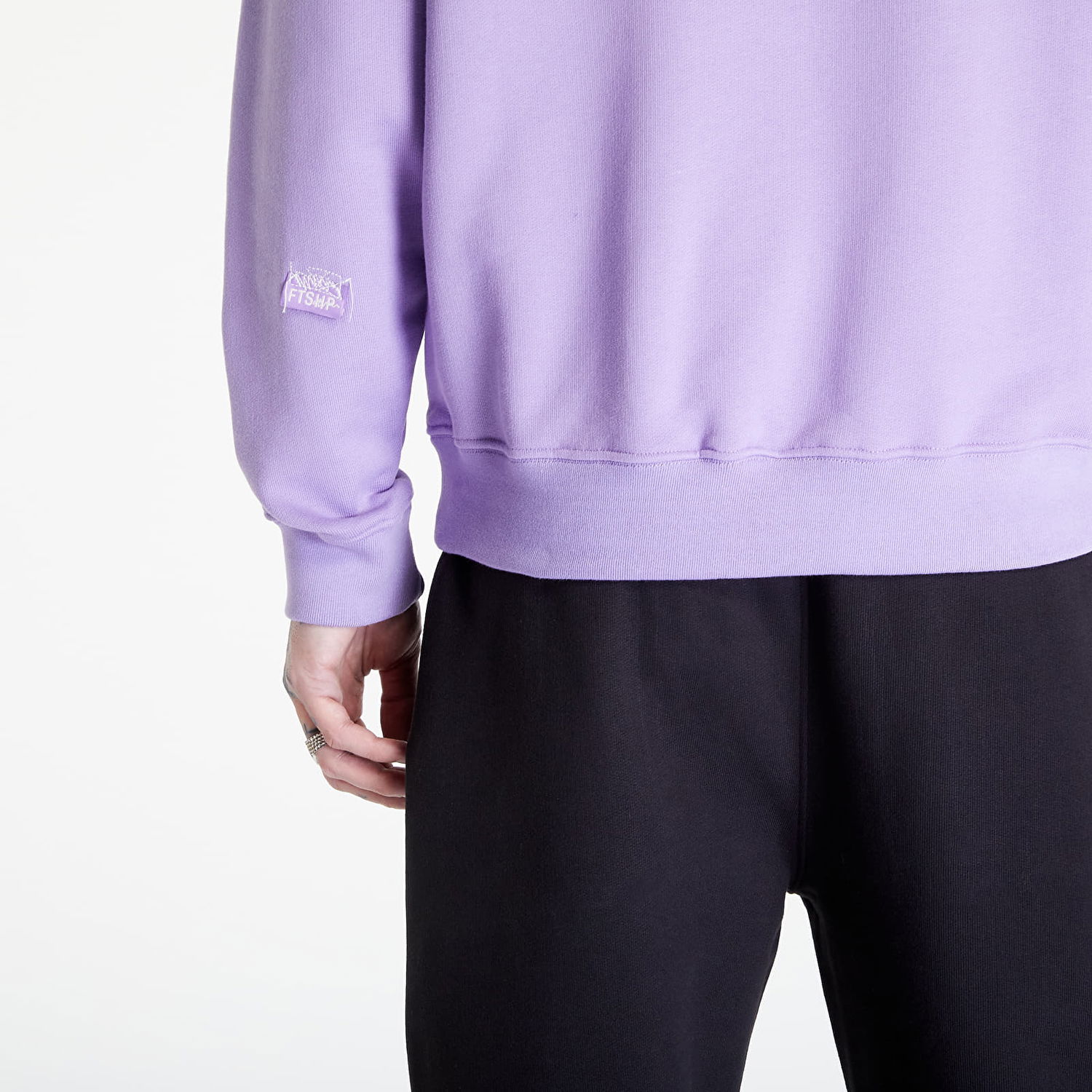 Mikina Footshop Everyday Crewneck Fialová | FTSHP_276, 1