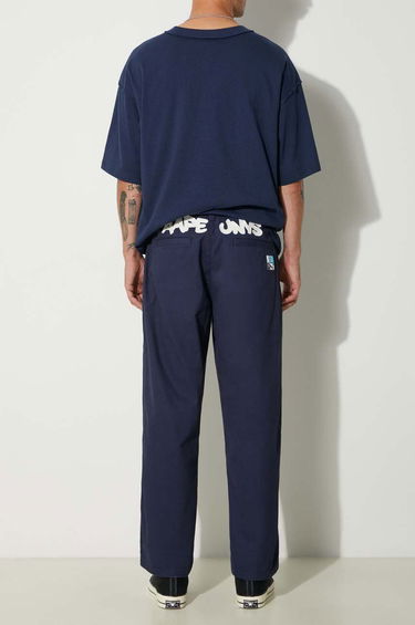 Cargo nohavice AAPE by A Bathing Ape AAPE Simple Cotton Pants Navy | AAPPTMA677XXM, 0