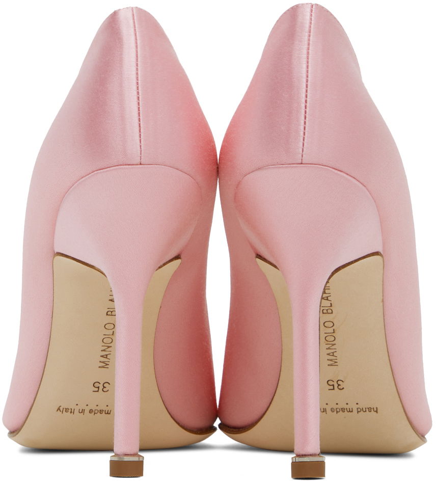 Doplnky Manolo Blahnik Manolo Blahnik Hangisi 105 Satin Pumps Ružová | 423-1755, 1