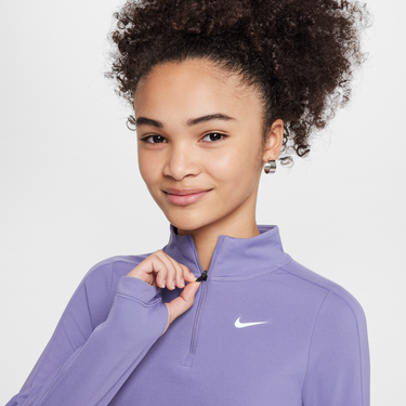 Sveter Nike Dri-FIT Long Sleeve Quarter-Zip Top Fialová | FD2853-527, 2