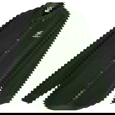 Košeľa AAPE by A Bathing Ape AAPE Now Corduroy Shirt Zelené | AAPSTM8499XXNGRD, 0