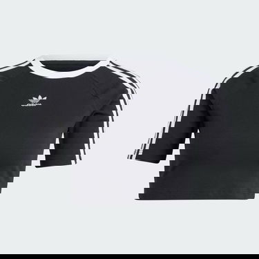 Crop Top adidas Originals 3-Stripes Baby Tee Čierna | IU2532, 4