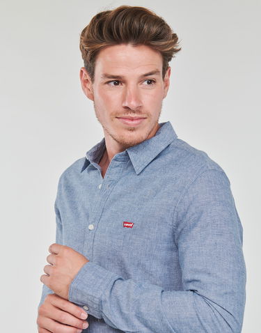 Košeľa Levi's BATTERY HM SHIRT SLIM Modrá | 86625-0017, 4