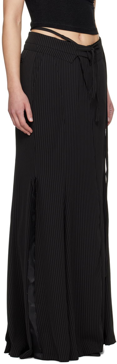 Sukňa Ottolinger Ottolinger Pinstripe Mermaid Maxi Skirt Čierna | 2304201, 1