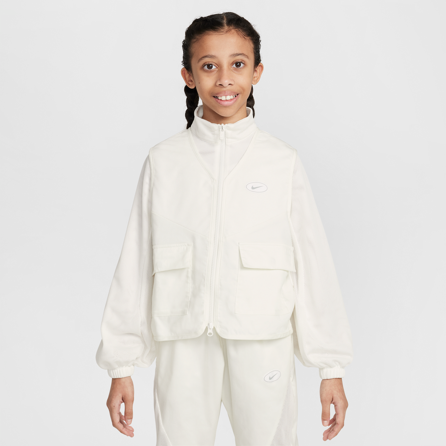 Vesta Nike Sportswear Vest Biela | HF8205-133, 1