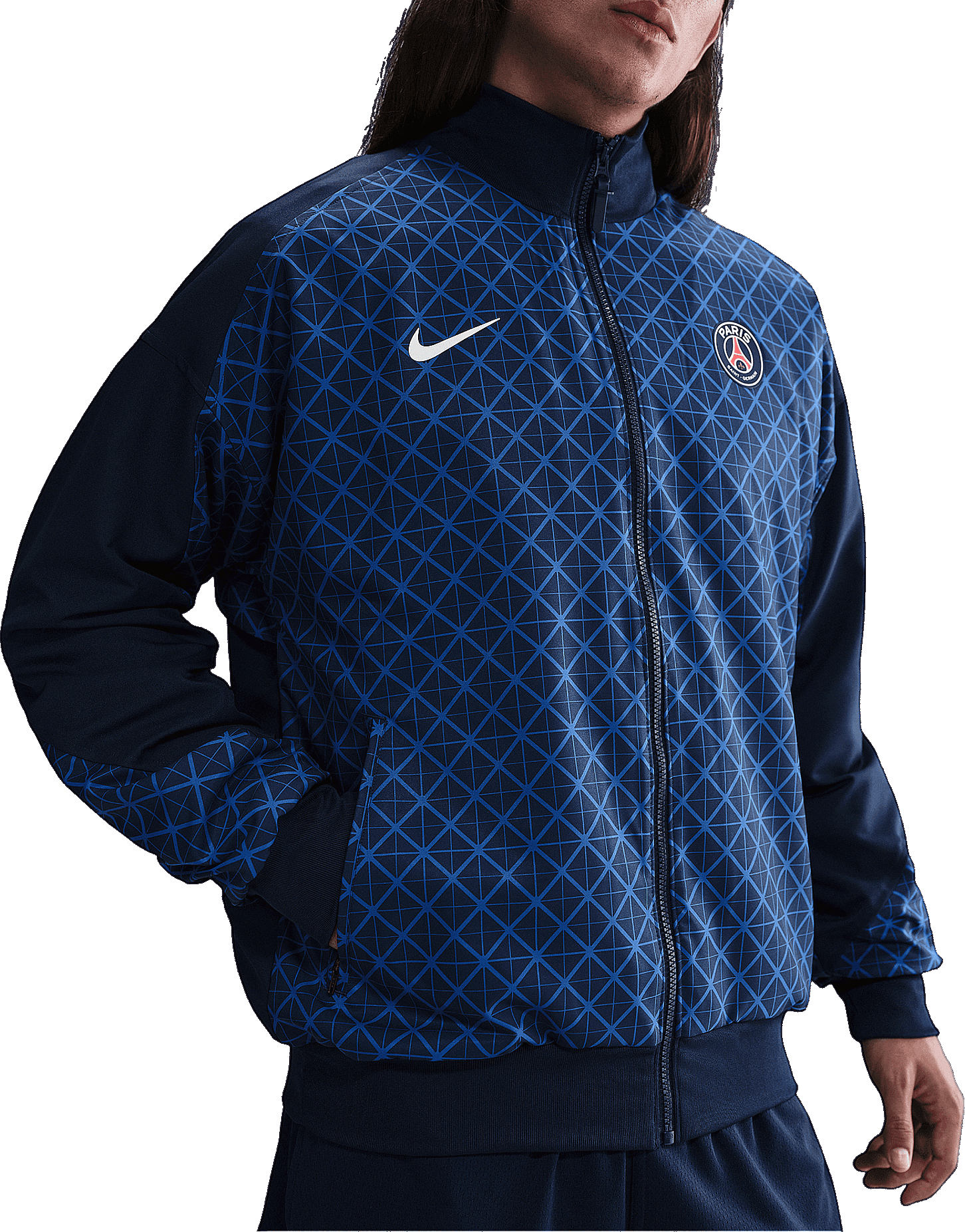 Bunda Nike PSG Strike Anthem Jacket 2025/26 Modrá | hj6399-410, 0