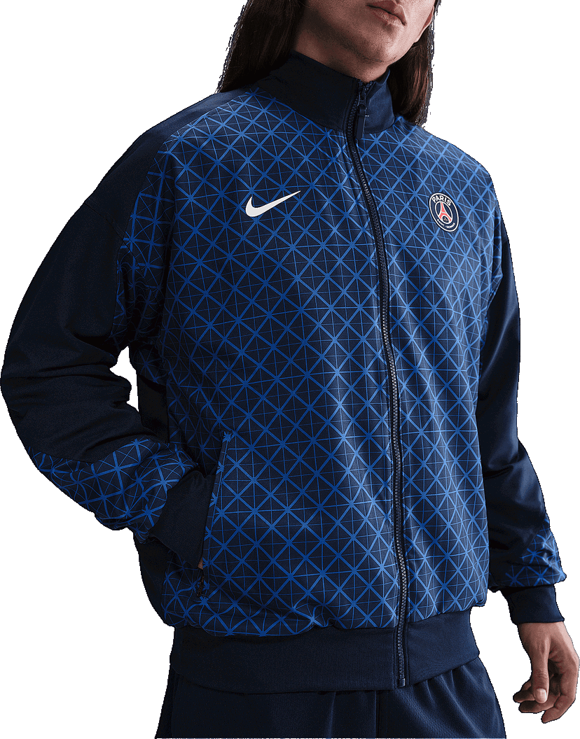 Bunda Nike PSG Strike Anthem Jacket 2025/26 Modrá | hj6399-410