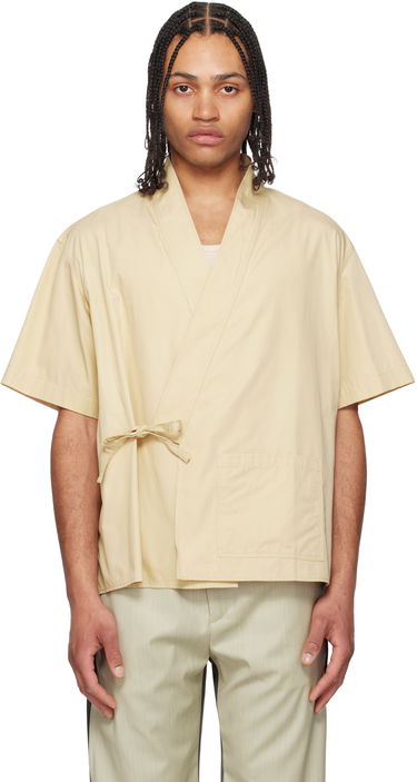 Košeľa KENZO Kenzo Kimono Wrap Shirt Béžová | FF55CH1289SC, 0