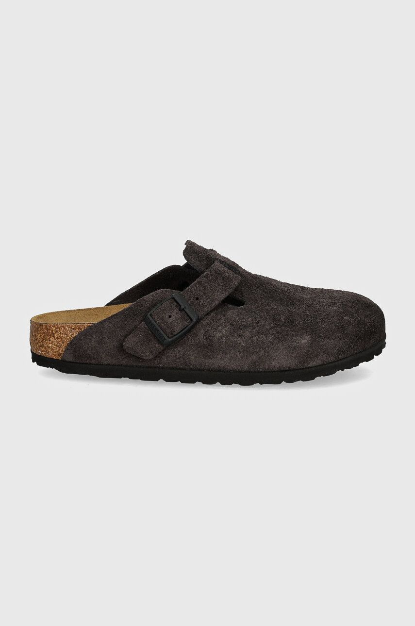 Tenisky a topánky Birkenstock Boston Suede Slippers Šedá | 1028552, 1