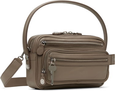 Taška cez rameno Acne Studios Acne Studios Camero Party Leather Shoulder Bag Šedá | C10240-, 1