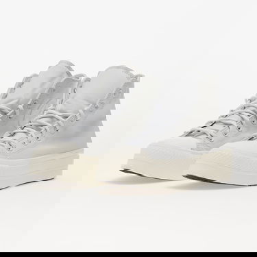 Tenisky a topánky Converse Chuck Taylor All Star Lift Platform Luxe Workwear "Moonbathe/ Egret/ Moonbathe" Biela | A05248C, 5