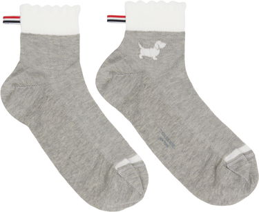 Ponožky Thom Browne Pointelle Stitch Hector Crew Socks Šedá | FAS240A-Y3011, 0