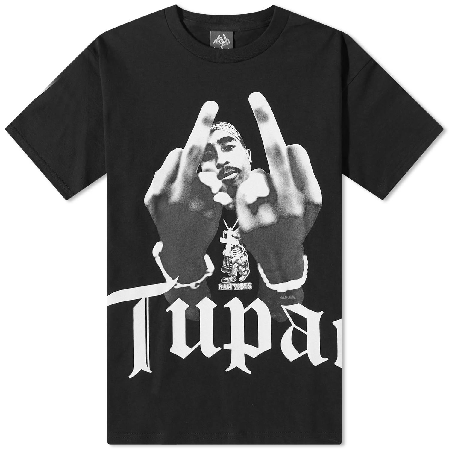 Tričko WACKO MARIA Tupac Type 2 Crew Tee Čierna | TUPAC-WM-TEE02-BK, 0