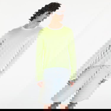 Tričko adidas Originals Wales Bonner x Knit Long sleeve Tee Semi Frozen Yellow/ White Žltá | IZ1892, 0