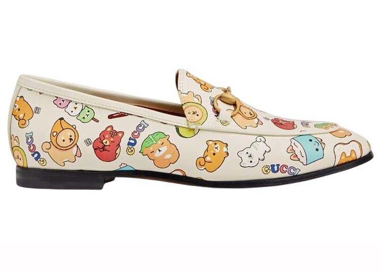 Tenisky a topánky Gucci Animal Printed Loafer Beige Multi (Women's) Béžová | 737548 AABXY 9253, 0