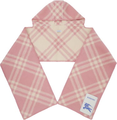 Šál Burberry Burberry Check Hooded Scarf Ružová | 8114136, 0