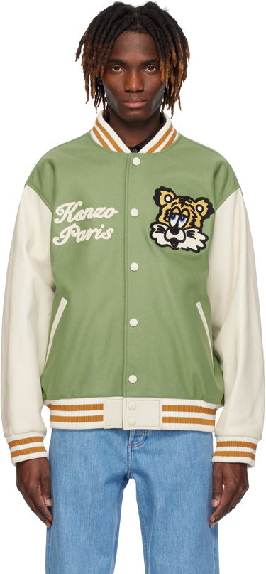 Bomber bunda KENZO VERDY Edition Varsity Bomber Jacket Zelené | FF58BL1509OH, 0