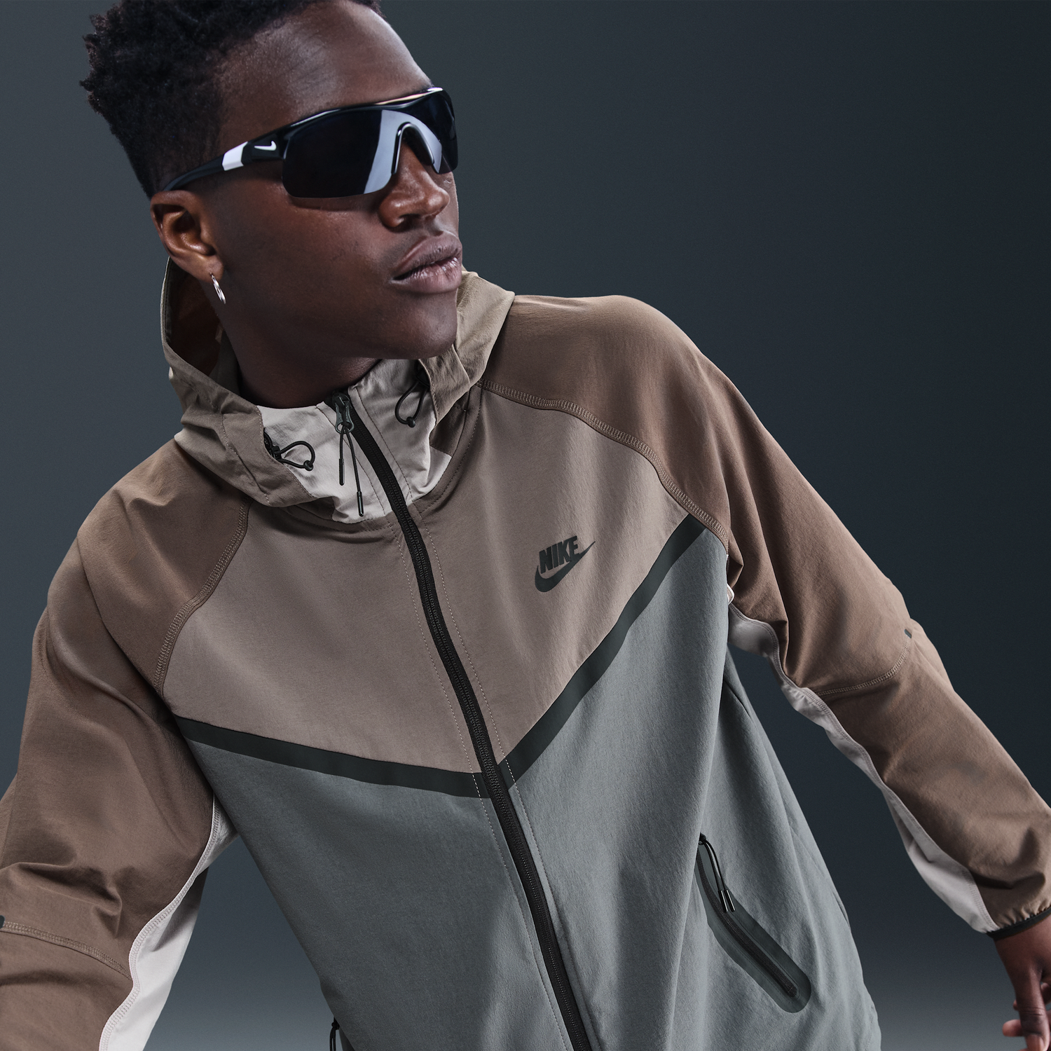 Bunda Nike Tech Windrunner Woven Full-Zip Jacket Hnedá | IB8956-289, 1