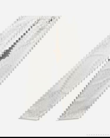 Džínsy Neighborhood Washed Paint Splatter Basic Denim Pants Biela | 252AQNH-PTM07 WHITE, 2